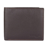 Tough Brown Leather ATM + Money Slot 6 Slot Card Holder For Men & Women - Brown