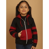 MINI & MING Girls Solid Hooded Sweatshirt