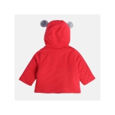 Miniklub Baby Boys Hooded Long Sleeve Knit Jacket (Red Color) - None