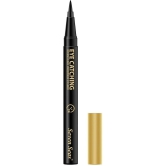 Seven Seas Intense Black Waterproof | Anti-Smudge | Jet Black | Eye Catching Sketch Eyeliner (BLACK)