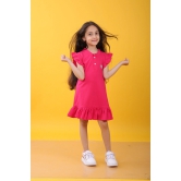 SILVER HEART PINK RUFFLE DRESS - PINK-10-12 YEARS / 1N / PINK