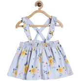 miniklub Blue Cotton Baby Girl Top & Skirt ( Pack of 2 ) - None