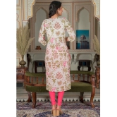 Vbuyz Cotton Printed Straight Womens Kurti - Pink ( Pack of 1 ) - None