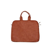 Tisser Warli leather laptop bag Size - 15x16