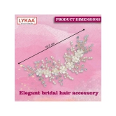 LYKAA White Womens Hair Pin ( Pack of 1 ) - White