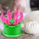 Uttamrobotics Dumpling Moulds-Plastic Momos Dumpling Maker Dough Press Mould Shapes