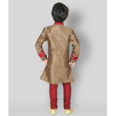 Ahhaaaa Kids Ethnic Indo-Western Sherwani and Breeches Set for Boys - None