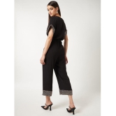 Zima Leto - Black Rayon Regular Fit Womens Jumpsuit ( Pack of 1 ) - None