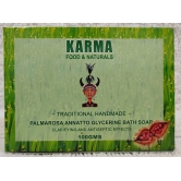 palmarosa annato glycerine bath soap (100gm)