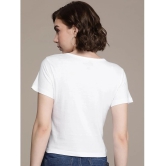 PPTHEFASHIONHUB White Cotton Regular Fit Womens T-Shirt ( Pack of 1 ) - None