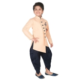 Ahhaaaa Ethnic Wear Sherwani/Indo Western With Dhoti Pant For Kids and Boys - None