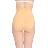 Womens Tummy Tucker Control Power Shaper Shapewear Premium Quality Product White-L / Cotton / Beige