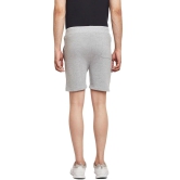 Rodamo  Men Grey Slim Fit Shorts