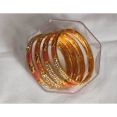 GOLD PLATED BANGLES-SET