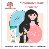 Soundarya Herbs White Onion Hair Conditioner, Onion Shampoo & White Onion Hair Oil -200ml each Set Of 1.