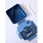 Cool Blue Lunch Set: 1 Spoon, 1 Fork & 1 Box