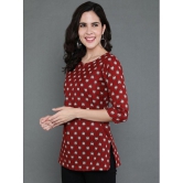 Antaran Maroon Viscose Womens Regular Top ( Pack of 1 ) - None