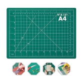 SHB A4 mat 12 x 18  double side printed with inch grids and different angles which will greatly help the cutting mat