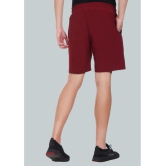 LEEBONEE - Maroon Polyester Blend Men's Shorts ( Pack of 1 ) - None