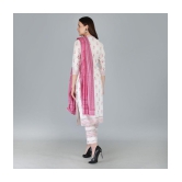 MAUKA - Pink Straight Rayon Women's Stitched Salwar Suit ( Pack of 1 ) - None