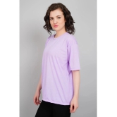 PPTHEFASHIONHUB Lavender Cotton Womens T-Shirt ( Pack of 1 ) - None