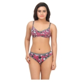 TCG Multi Color Cotton Bra & Panty Set - None