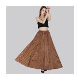 Sttoffa Brown Cotton Womens Flared Skirt ( Pack of 1 ) - None