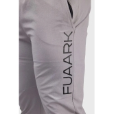 Fuaark Light Grey Nylon Mens Sports Joggers ( Pack of 1 ) - None