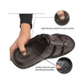 softio Brown Flip Flops - 10