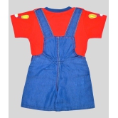 Wise Guys Dungaree Set For Baby Boys & Baby Girls - None