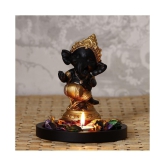 eCraftIndia Showpiece Wood Ganesha Idol 15 x 15 cms Pack of 1