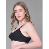 Dollar Missy Pack of 2 Cotton Womens Everyday Bra ( Black ) DES-1052-BLK-PO2 - None