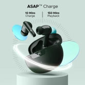 boAt Airdopes 161 ANC | Wireless Earbuds with Active Noise Cancellation up to 32dB, ENx™ Technology, ASAP™ Charge Green