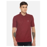 Dollar Cotton Blend Maroon Solids T-Shirt - None