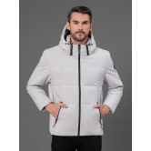 RedTape Hooded Jacket for Men | Padded & Detachable Hood | Enhanced Comfort