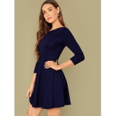 Sheetal associates - Blue Polyester Blend Women's Fit & Flare Dress ( Pack of 1 ) - None