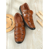 Bucik - Brown Mens Sandals - None