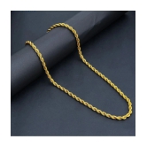 Sukkhi Lavish Gold Plated Rope Chain for Men - None