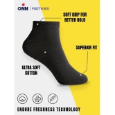 ONN - Cotton Mens Solid White Ankle Length Socks ( Pack of 3 ) - White