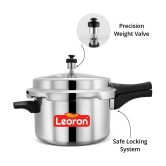 LEORON 5 L Aluminium OuterLid Pressure Cooker With Induction Base