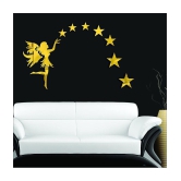 Asmi Collection Wall Sticker Moon & Stars ( 40 x 65 cms )