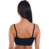 Sona Womens Comfortable Sports Bra 016-S / BLACK / Cotton