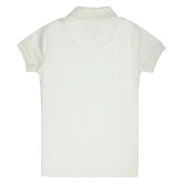 Proteens Girls White Polo Neck Tshirts - None