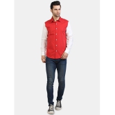 liferoads - Red 100% Cotton Slim Fit Men's Casual Shirt ( Pack of 1 ) - None