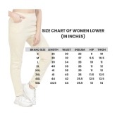 YHA Off White Fleece Womens Running Trackpants ( Pack of 1 ) - None