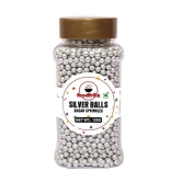 foodfrillz Silver Balls, 125 g Sprinkles for cake decoration