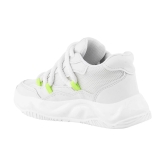 Shoetopia White Womens Sneakers - None