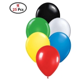 Pack of 25 pics Multicolor Balloon / PARTY DECORATION / CHRISTMAS DECORATION / BIRTHDAY PARTY SUPPLIES