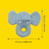 New Baby Gift set - Baby Swaddle and Rattle Gift Set Yellow and Gray