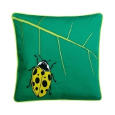 Hugs'n'Rugs Single Cotton Cushion Covers 40 x 40 cm (16 x 16) - Green